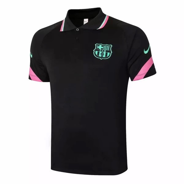 Polo Barcelona 2020-2021 Negro Verde Rosa